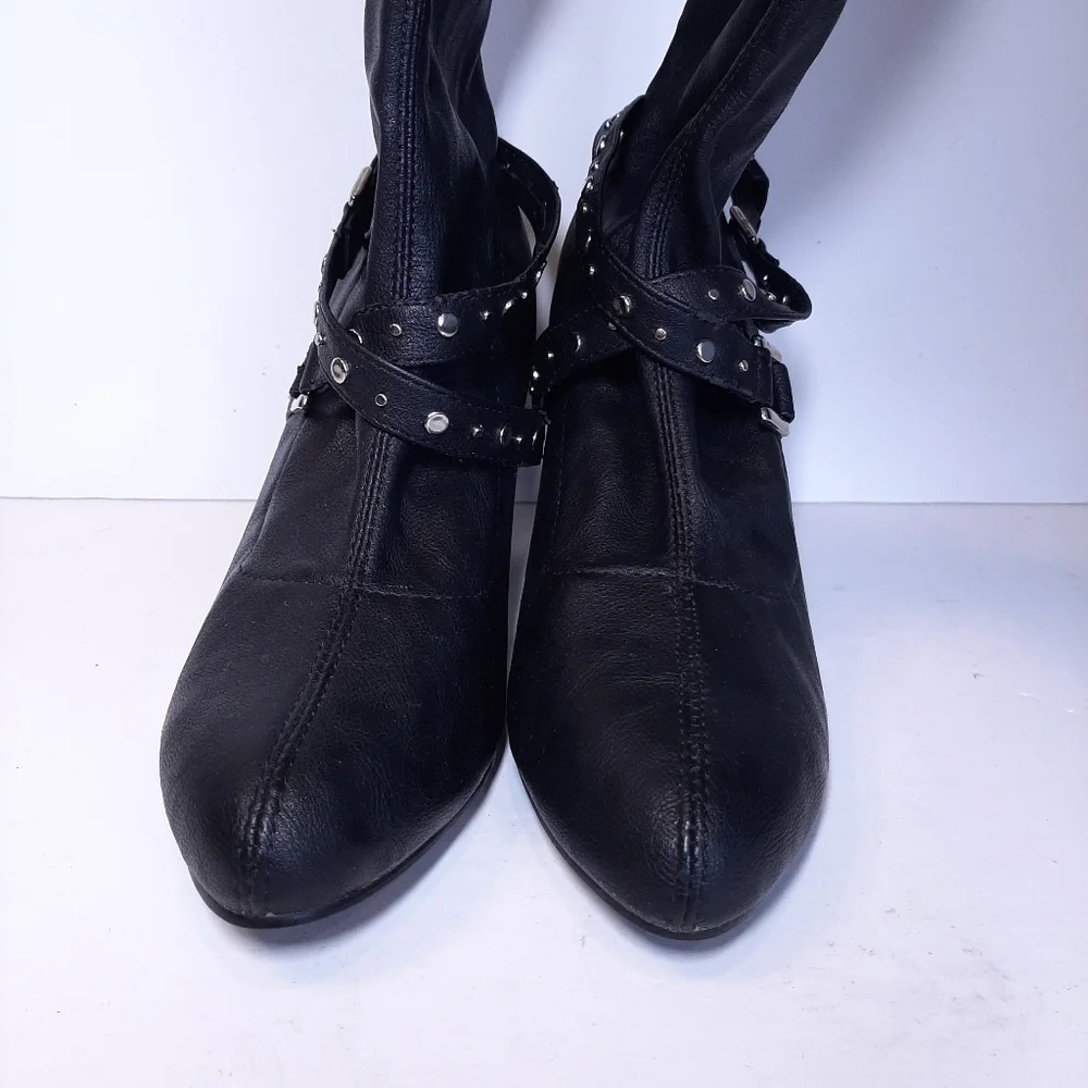 Chinese Laundry Over The Knee Faux Leather Boots Thigh High 5.5 Kingston
